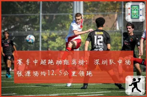 赛季中超跑动距离榜：深圳队中场张源场均12.5公里领跑